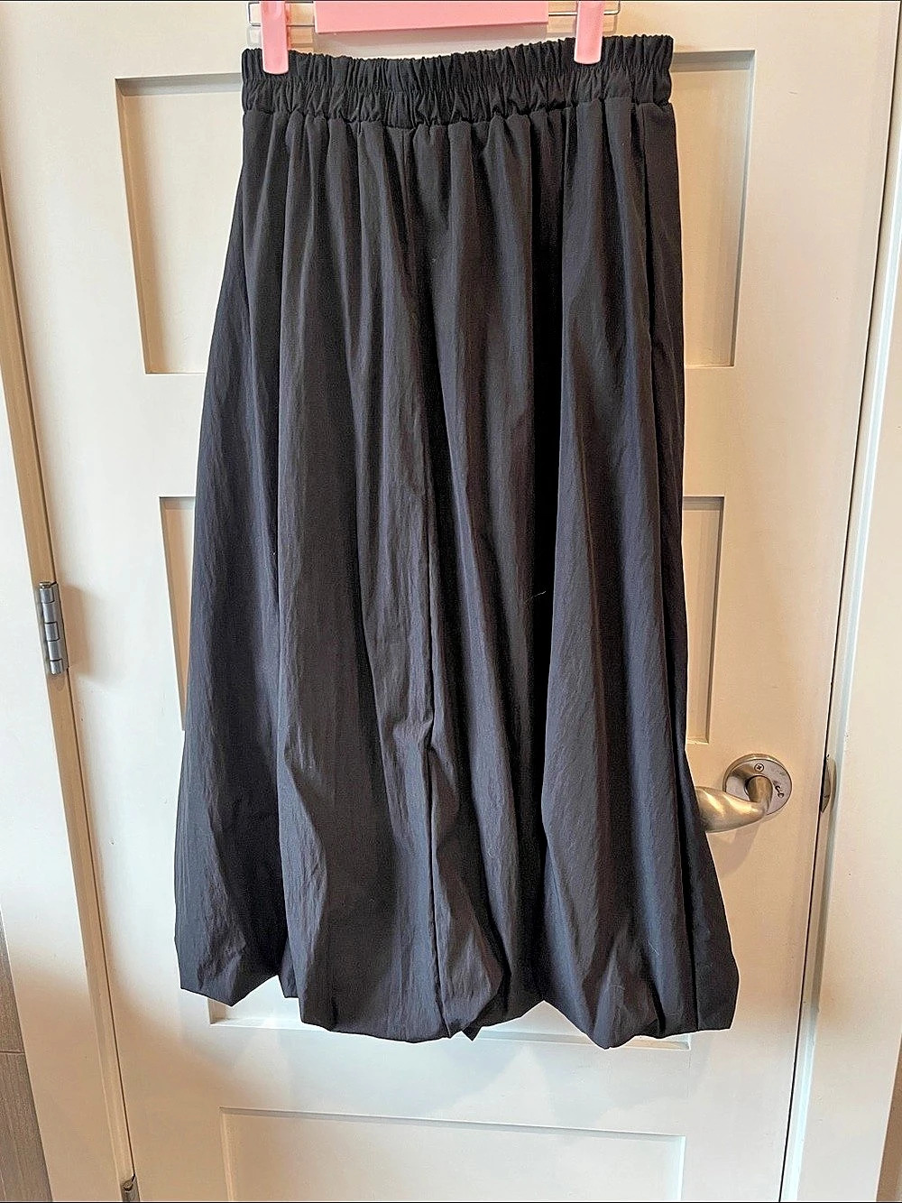 Maxi bubble Skirt in Black Like New